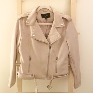 Moto Jacket Faux Suede